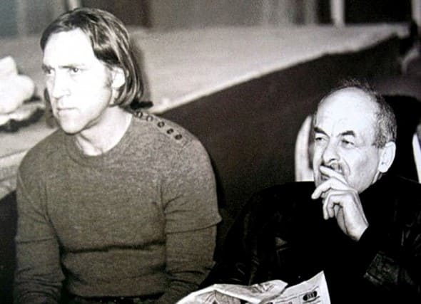 Булат Окуджава и Владимир Высоцкий