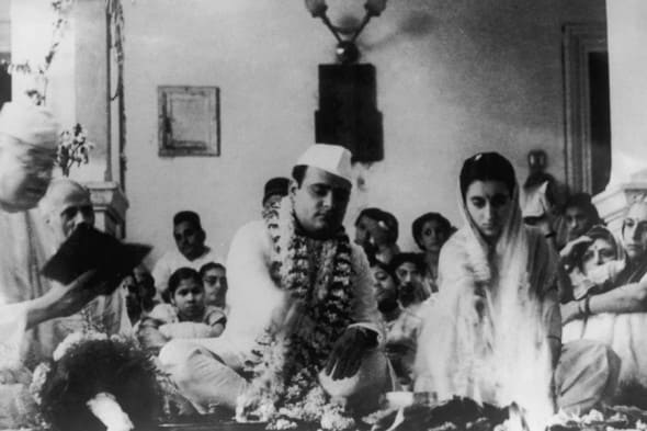 Свадьба Индиры Ганди