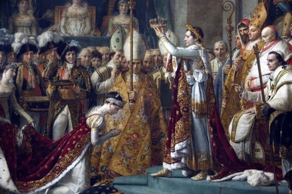 Картина французского художника Жака Луи Давида «Помазание Наполеона I и коронация Жозефины»