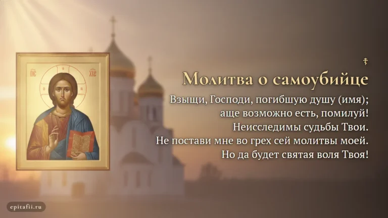О самоубийце