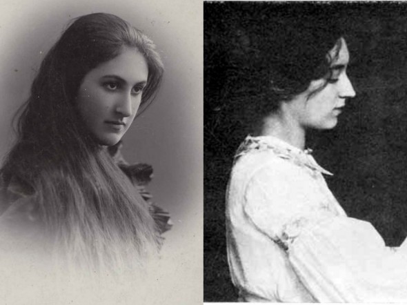 Жены Бунина - первая жена Анна (слева) и вторая жена Вера (справа)