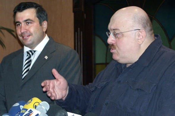 Каха Бендукидзе и Михаил Саакашвили